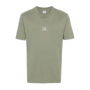 Casual Jersey T-shirt C.p. Company , Green , Heren