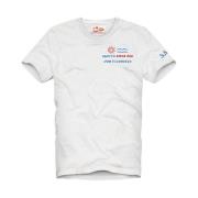 Wit T-shirt met stijl MC2 Saint Barth , White , Heren