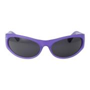 Stijlvolle Napoli Zonnebril voor de Zomer Off White , Purple , Unisex