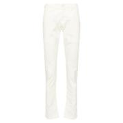 Offwhite Slim Fit Chinos Jacob Cohën , Beige , Heren