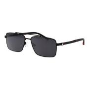 Stijlvolle zonnebril TH 2078/S Tommy Hilfiger , Black , Heren