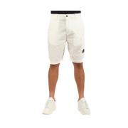 Heren Bermuda Shorts C.p. Company , White , Heren