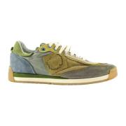 Bruin Blauw Casual Sneakers Satorisan , Multicolor , Heren