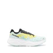 Witte Sneakers Mesh Panel Design Salomon , Multicolor , Dames