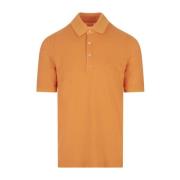 Oranje Poloshirt Korte Mouw Fedeli , Orange , Heren