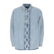 Klassieke Denim Overhemd Y/Project , Blue , Heren