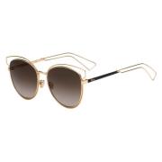 Gold/Brown Shaded Sunglasses Dior , Yellow , Dames