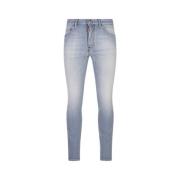 Blauwe Cool Guy Slim Fit Jeans Dsquared2 , Blue , Heren