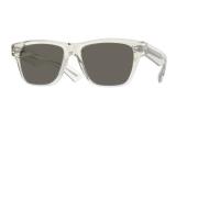 Sixties Sun Gedurfde Rechthoekige Zonnebril Oliver Peoples , Gray , Da...