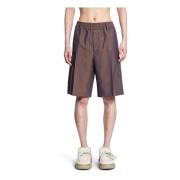 Herringbone Woolleg Elastische Taille Rits Sluiting Burberry , Brown ,...