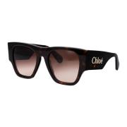 Stijlvolle zonnebril met model Ch0233S Chloé , Brown , Dames