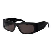 Stijlvolle zonnebril Bb0328S Balenciaga , Black , Unisex