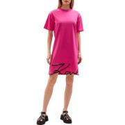 Mars City T-Shirt Jurk Karl Lagerfeld , Pink , Dames