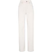 Ecru Straight-Leg Jeans Brunello Cucinelli , White , Dames