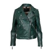 Leren jas met lange mouwen Blauer , Green , Dames