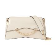 Stijlvolle Leren Tas K/Seven 2.0 Karl Lagerfeld , Beige , Dames