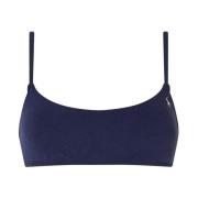 Navy Blue Bikini Bralette Set Ralph Lauren , Blue , Dames