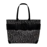 Stijlvolle bedrukte handtas voor vrouwen Armani Exchange , Black , Dam...