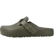 Comfortabele Boston Mules voor vrouwen Birkenstock , Green , Dames