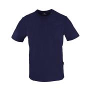 Heren Katoenen Logo Print T-shirt Plein Sport , Blue , Heren