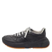 Pre-owned Leather sneakers Bottega Veneta Vintage , Black , Heren