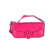 Pre-owned Leather gucci-bags Gucci Vintage , Pink , Dames