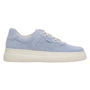 Lichtblauwe Suède Dames Sneakers Er00112949 Estro , Blue , Dames