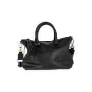 Pre-owned Leather handbags Anya Hindmarch Pre-owned , Black , Dames