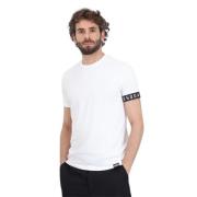 Taped T-Shirt Wit Zomer Must-Have Dsquared2 , White , Heren