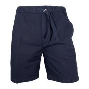 Blauwe Katoenen Bermuda Shorts Kenosh Model Hugo Boss , Blue , Heren