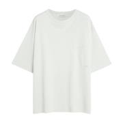 Witte Zak Tee Oversize Katoenen T-shirt Lanvin , White , Heren
