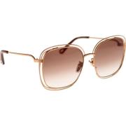 Gradient Lens Sunglasses Chloé , Pink , Dames