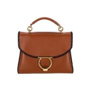 Pre-owned Leather shoulder-bags Salvatore Ferragamo Pre-owned , Brown ...