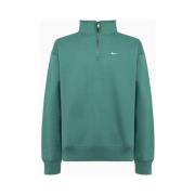 Katoenmix Half-Zip Sweatshirt Nike , Green , Heren