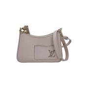 Pre-owned Leather louis-vuitton-bags Louis Vuitton Vintage , Beige , D...