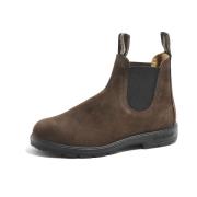 Bruine Nubuck Pebble Schoenen voor Mannen Blundstone , Brown , Heren