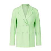 Linnen Blazer Klassieke Stijl Marc Cain , Green , Dames