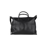 Pre-owned Leather shoulder-bags Givenchy Pre-owned , Black , Dames