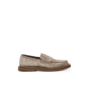 Khaki Suède Platte Schoenen THE Antipode , Beige , Heren