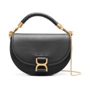 Zwarte Marcie Flap Kettingtas Chloé , Black , Dames