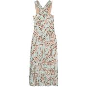 Bloemenprint Geplooide Jurk Liu Jo , Multicolor , Dames