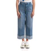 Flare Jeans met Manchetten Liu Jo , Blue , Dames