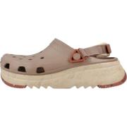 Hiker Style Klompen Crocs , Brown , Dames