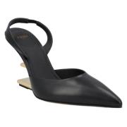 Leather heels Fendi , Black , Dames