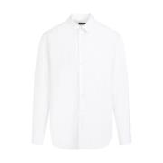 Brilliant White Overhemd Giorgio Armani , White , Heren