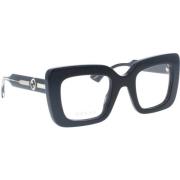 Stijlvolle Zonnebril Zwarte Frame Gucci , Black , Dames