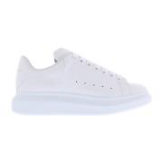Witte Leren Oversized Sneakers Alexander McQueen , White , Heren
