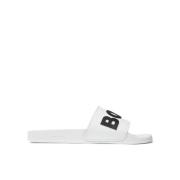 Kirk Slid Sandalen Hugo Boss , White , Heren