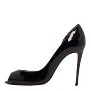 Pre-owned Leather heels Christian Louboutin Pre-owned , Black , Dames