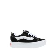Zwart/Wit Damessneakers Vans , Black , Dames